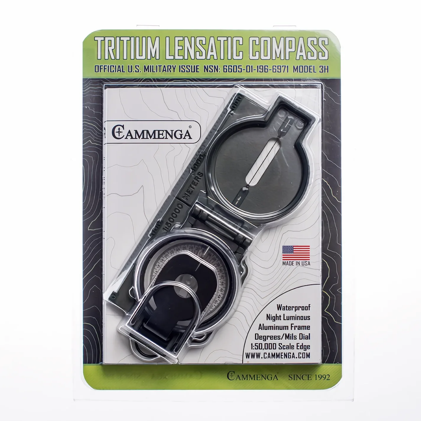 Tritium Compass 3H - Olive Drab